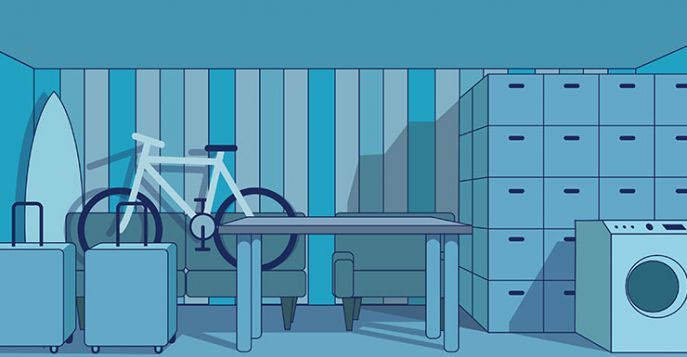 Einlagern: Besonderes Augenmerk bei Feuchtigkeit Einlagern: Besonderes Augenmerk bei Feuchtigkeit